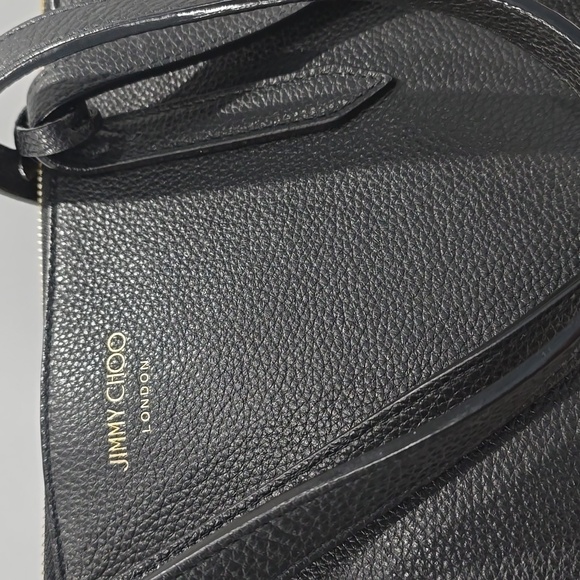 NWT's ✅ Jimmy Choo Grainy Calf Leather Bag NWT Authenticity - Picture 4 of 12